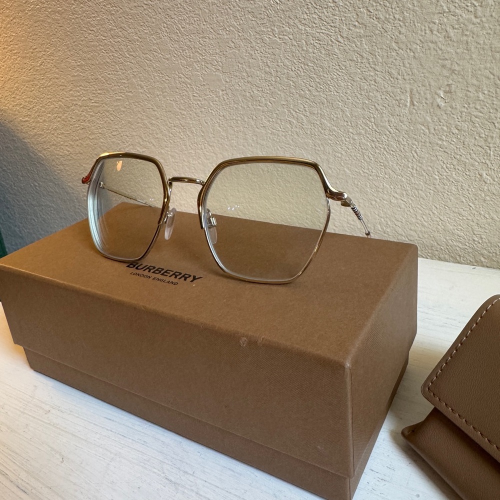 Burberry Angelica Eyeglasses with Case, dust cloth tag and box - Picture 3 of 8